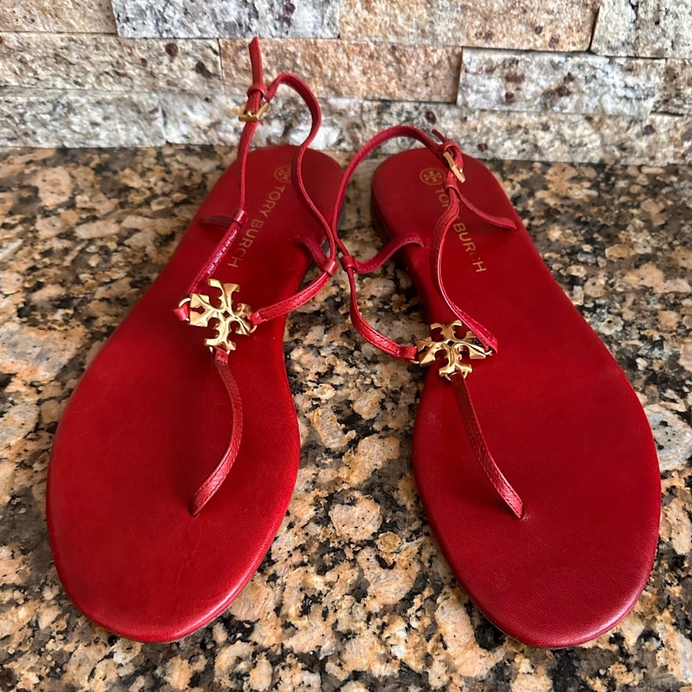 Tory Burch Capri Ankle Strap Sandal - Picture 4 of 7
